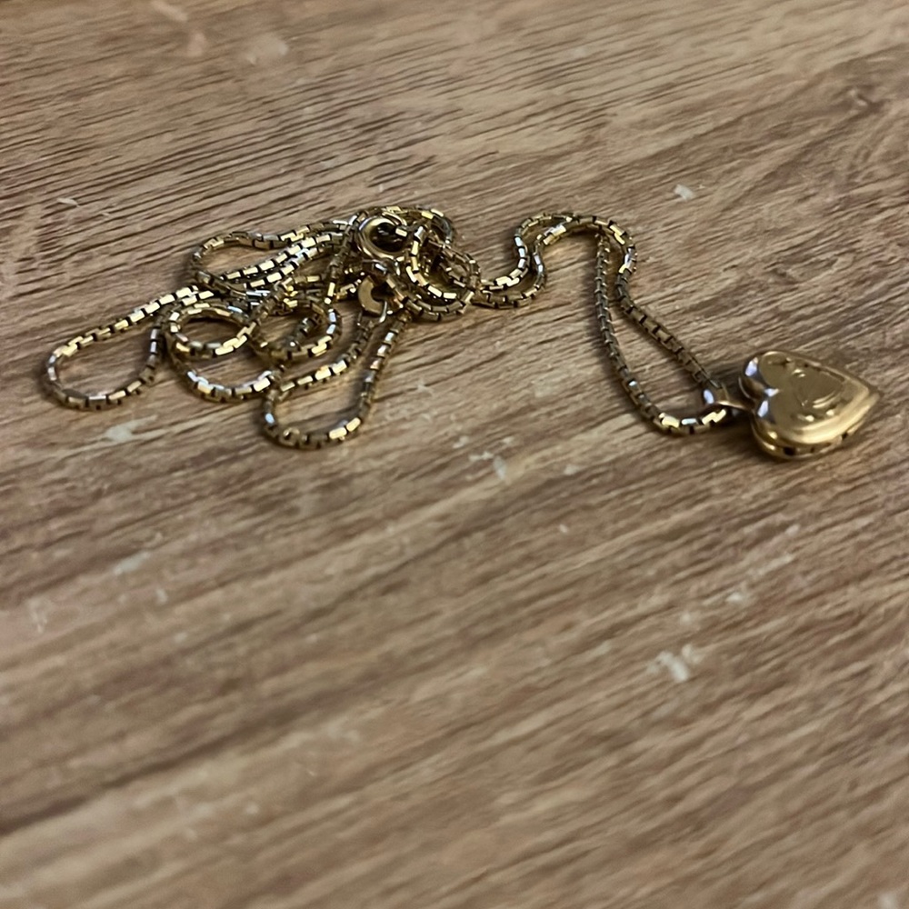 Gold Locket on Chain